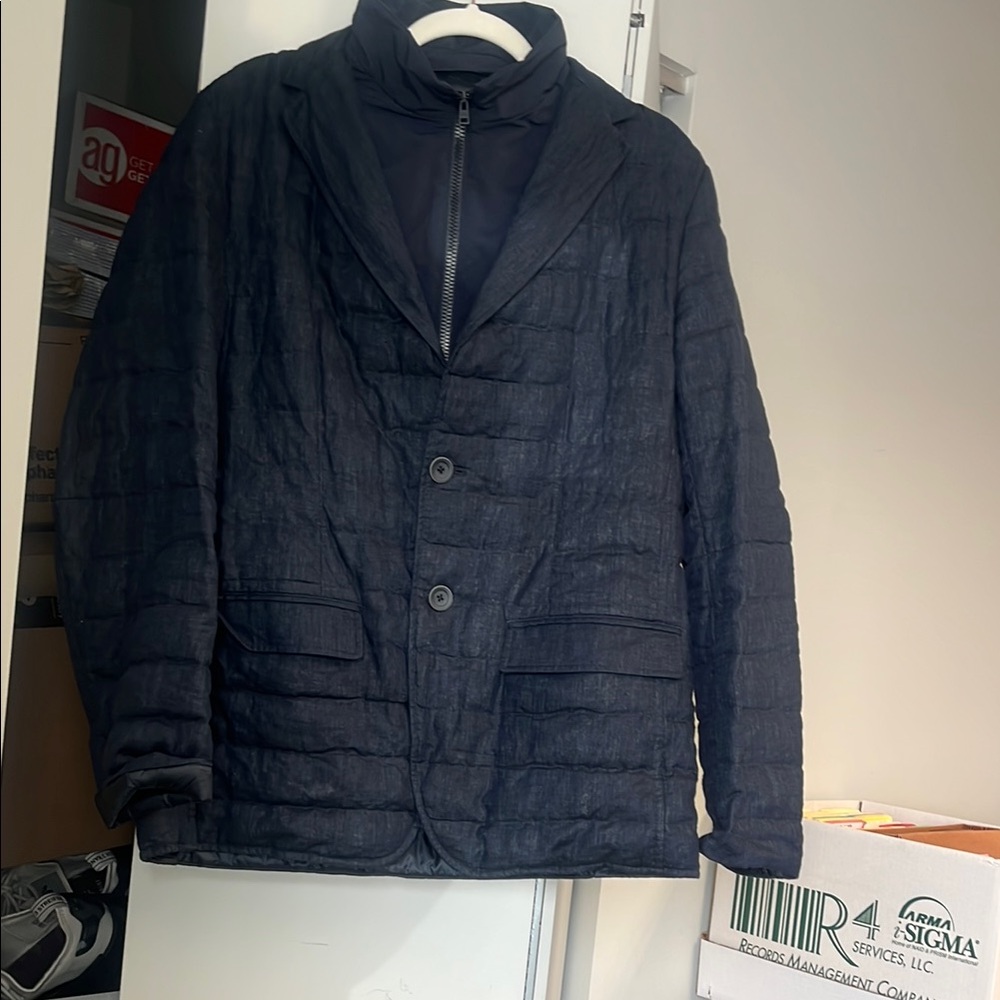 Herno Windbreaker Quilted Jacket Size 50